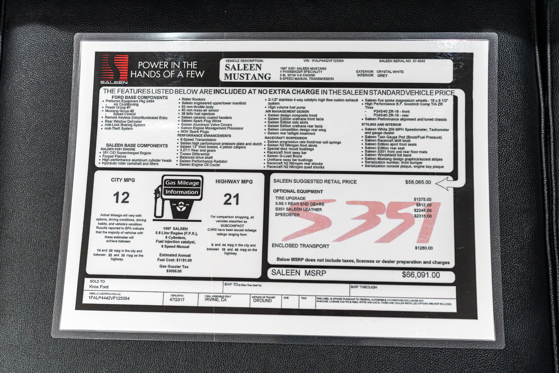 Used 1997 Ford Mustang Convertible image 72