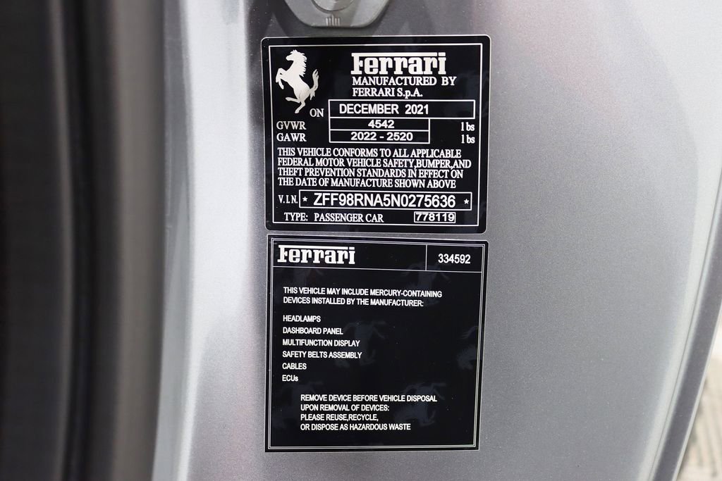 Used 2022 Ferrari Roma RWD image 49