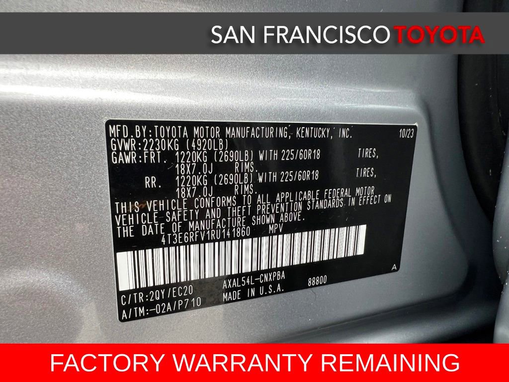 Used 2024 Toyota RAV4 XSE w/ Advanced Technology Package AWD/4WD image 45