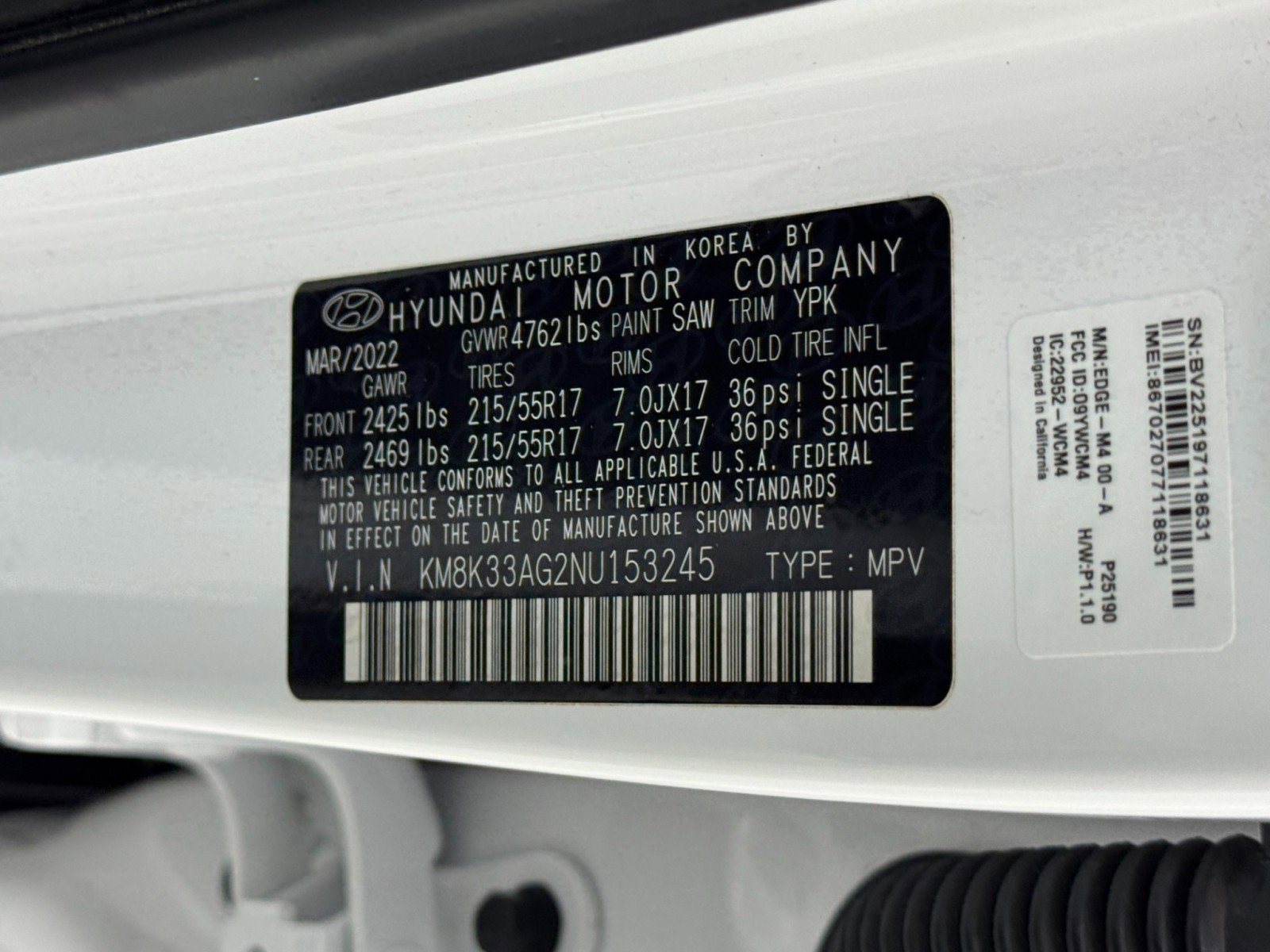 Used 2022 Hyundai Kona SEL w/ Convenience Package FWD image 39