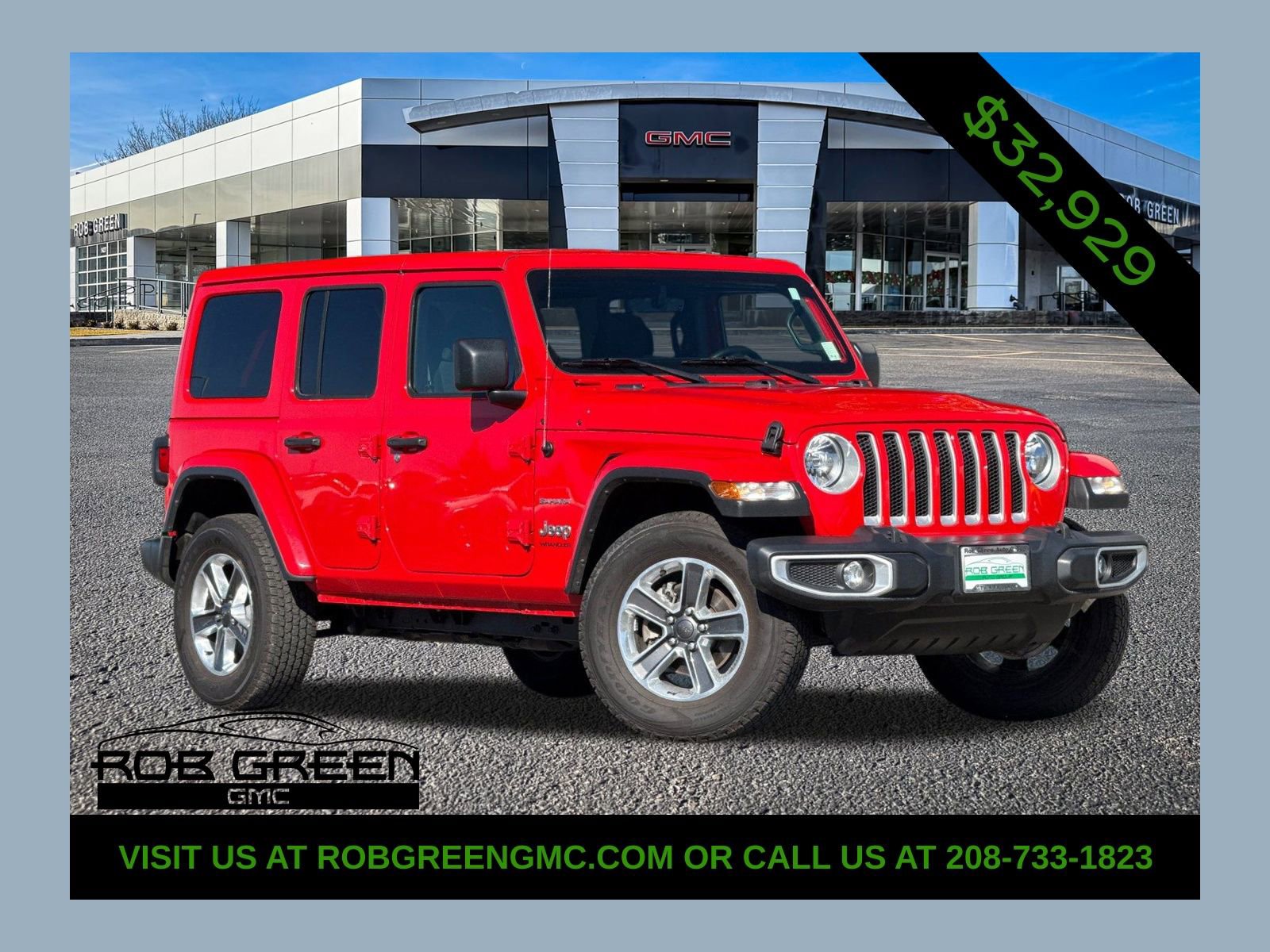 Used 2023 Jeep Wrangler Sahara w/ Cold Weather Group image 1