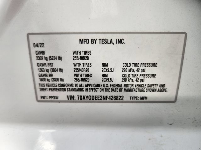 Used 2022 Tesla Model Y Long Range AWD/4WD image 25