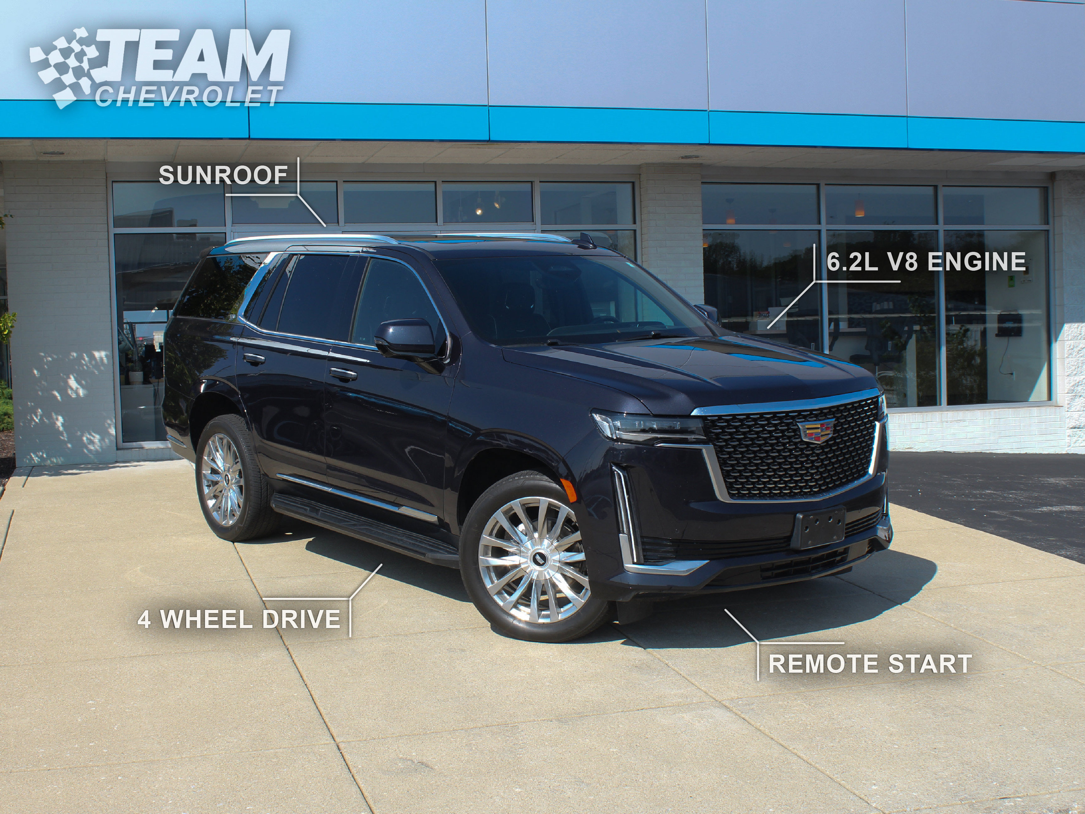 Used 2023 Cadillac Escalade Premium Luxury w/ Performance Package AWD/4WD image 2