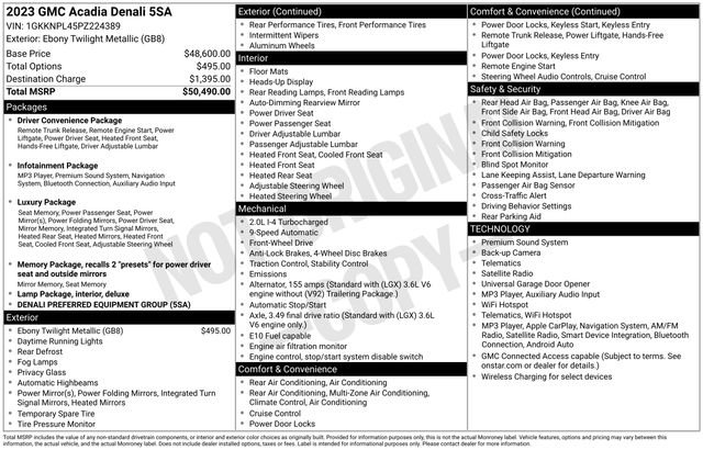 Used 2023 GMC Acadia Denali FWD image 26