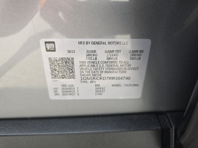 Certified 2024 Chevrolet Suburban LT AWD/4WD image 34