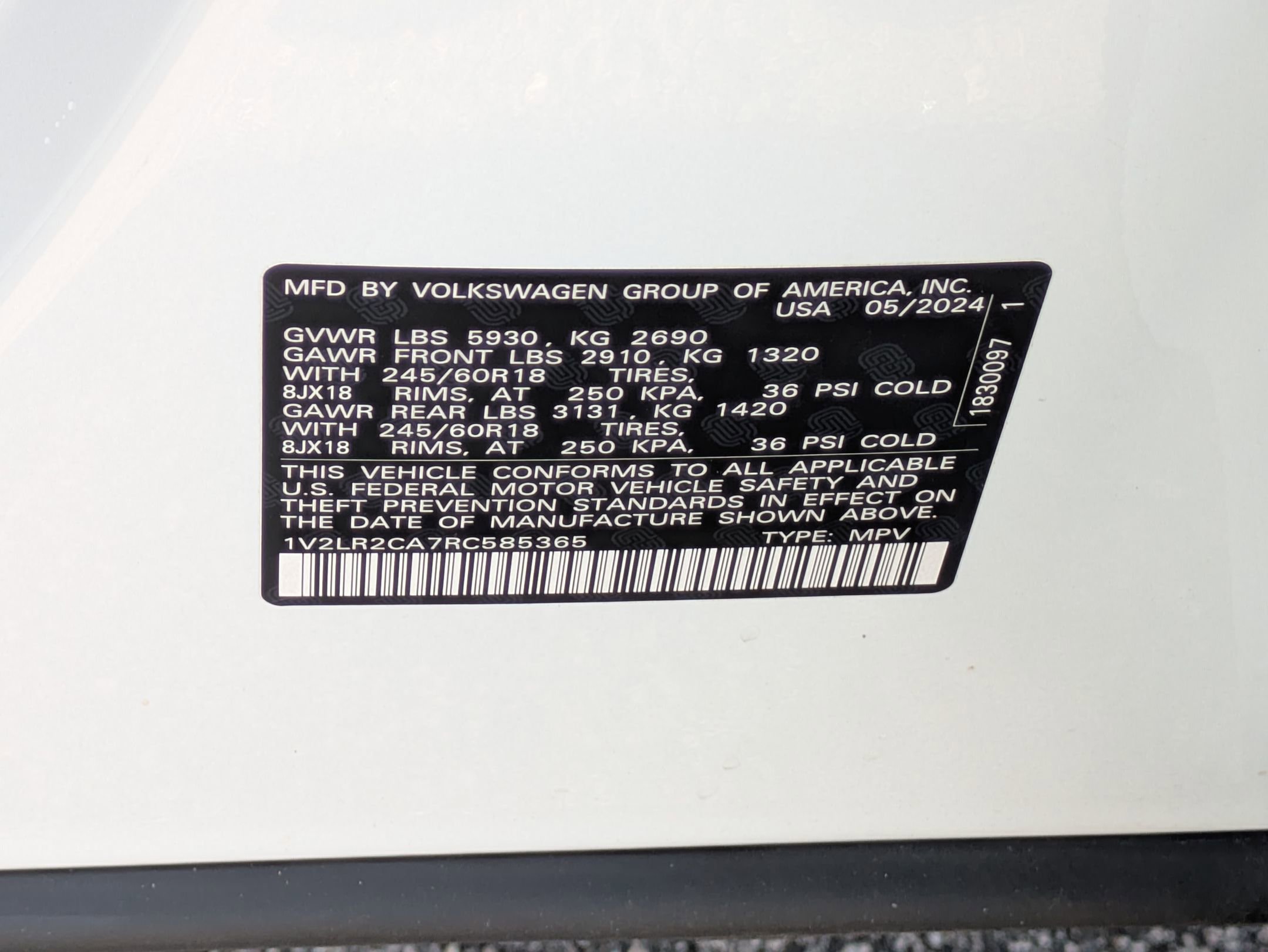 Used 2024 Volkswagen Atlas SE image 33