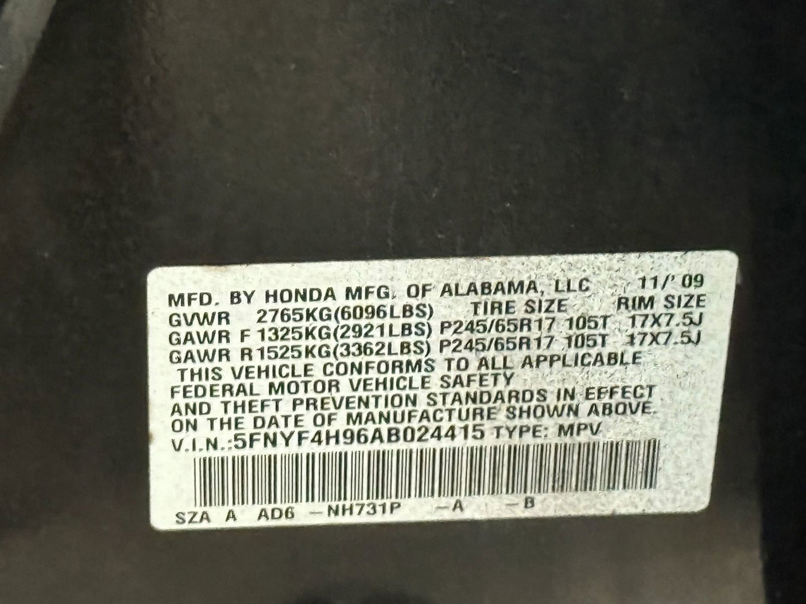 Used 2010 Honda Pilot Touring image 42