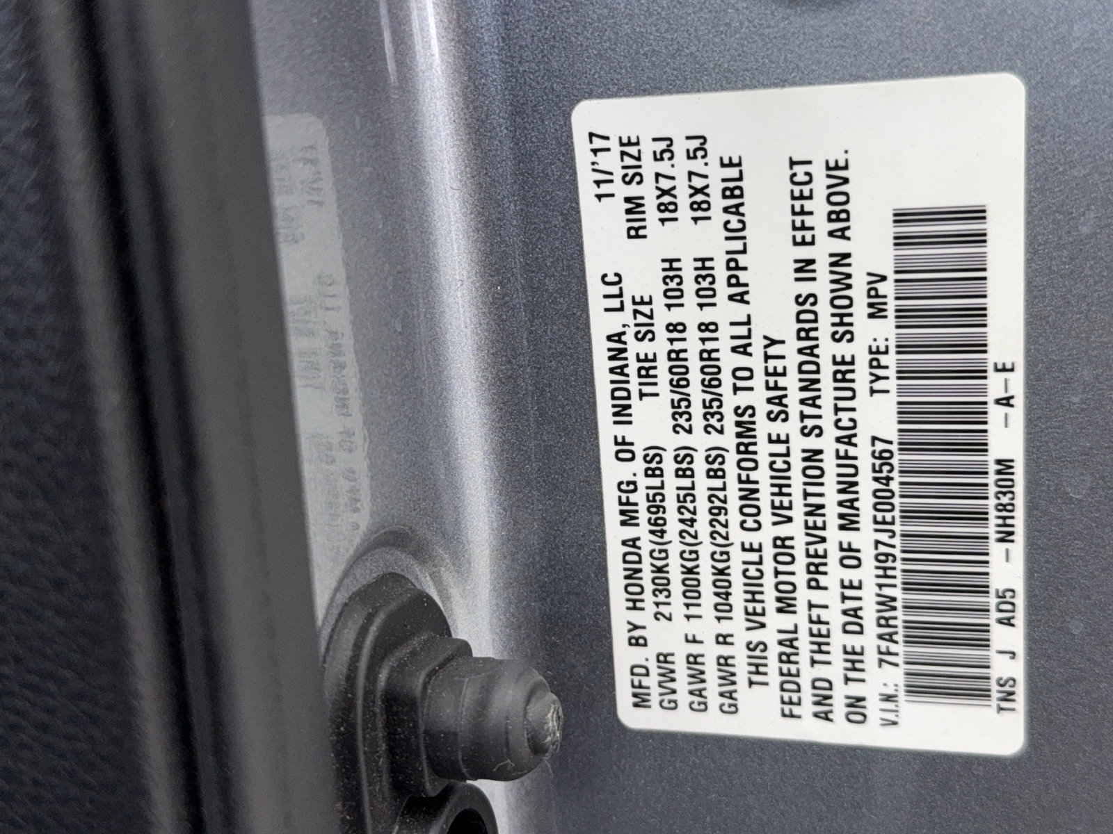 Used 2018 Honda CR-V Touring image 54