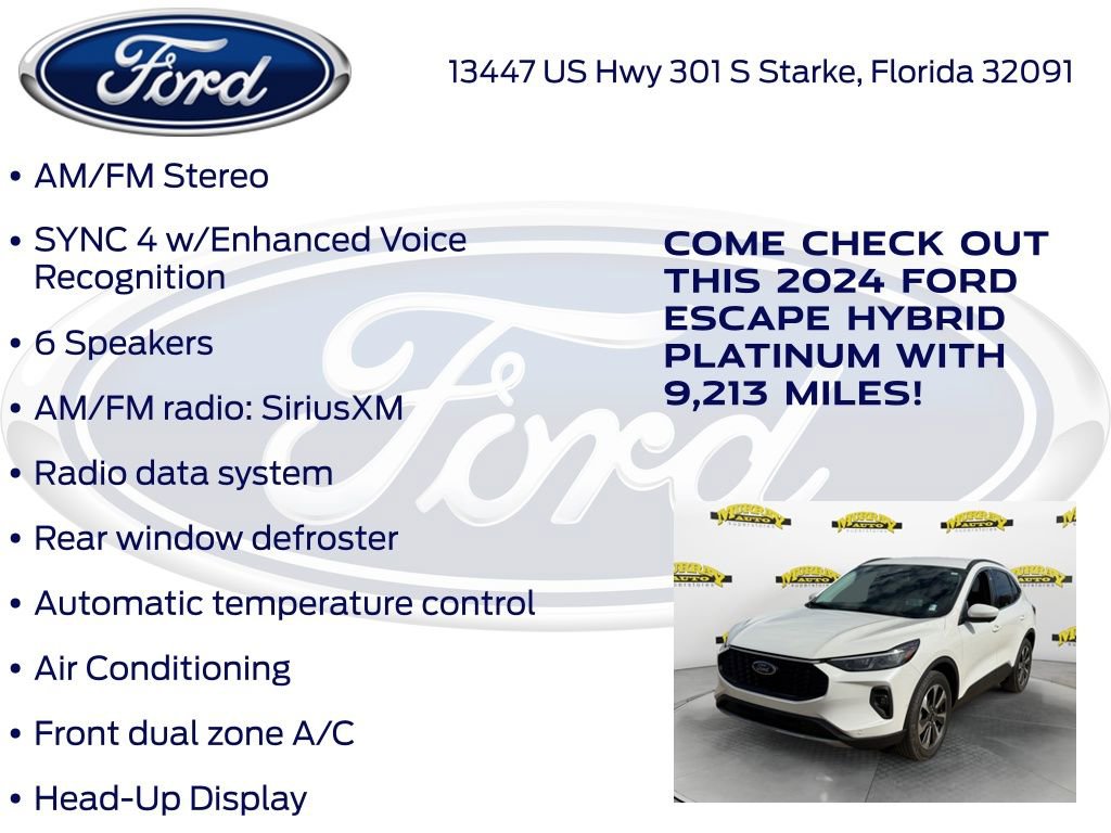 Certified 2024 Ford Escape Platinum w/ Premium Technology Package image 27