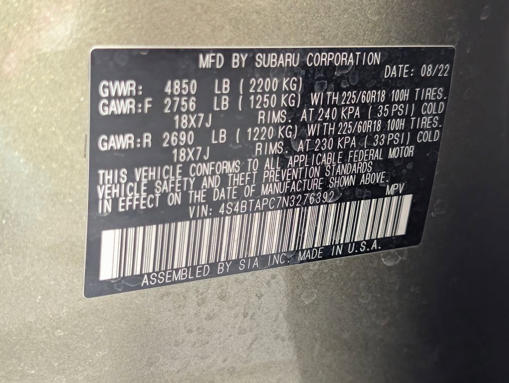 Used 2022 Subaru Outback Touring image 27