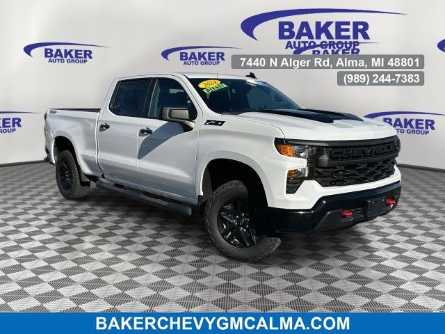 Certified 2024 Chevrolet Silverado 1500 Custom Trail Boss w/ LPO, Dark Essentials Package image 1