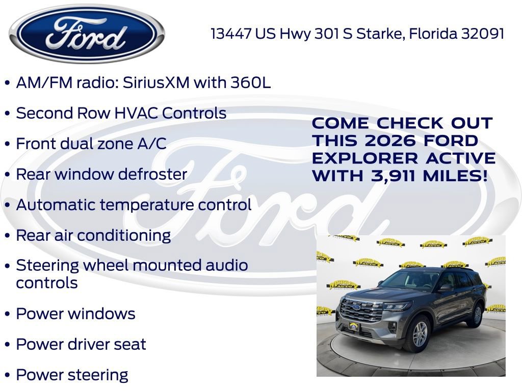 New 2026 Ford Explorer Active w/ Active Comfort Package image 25