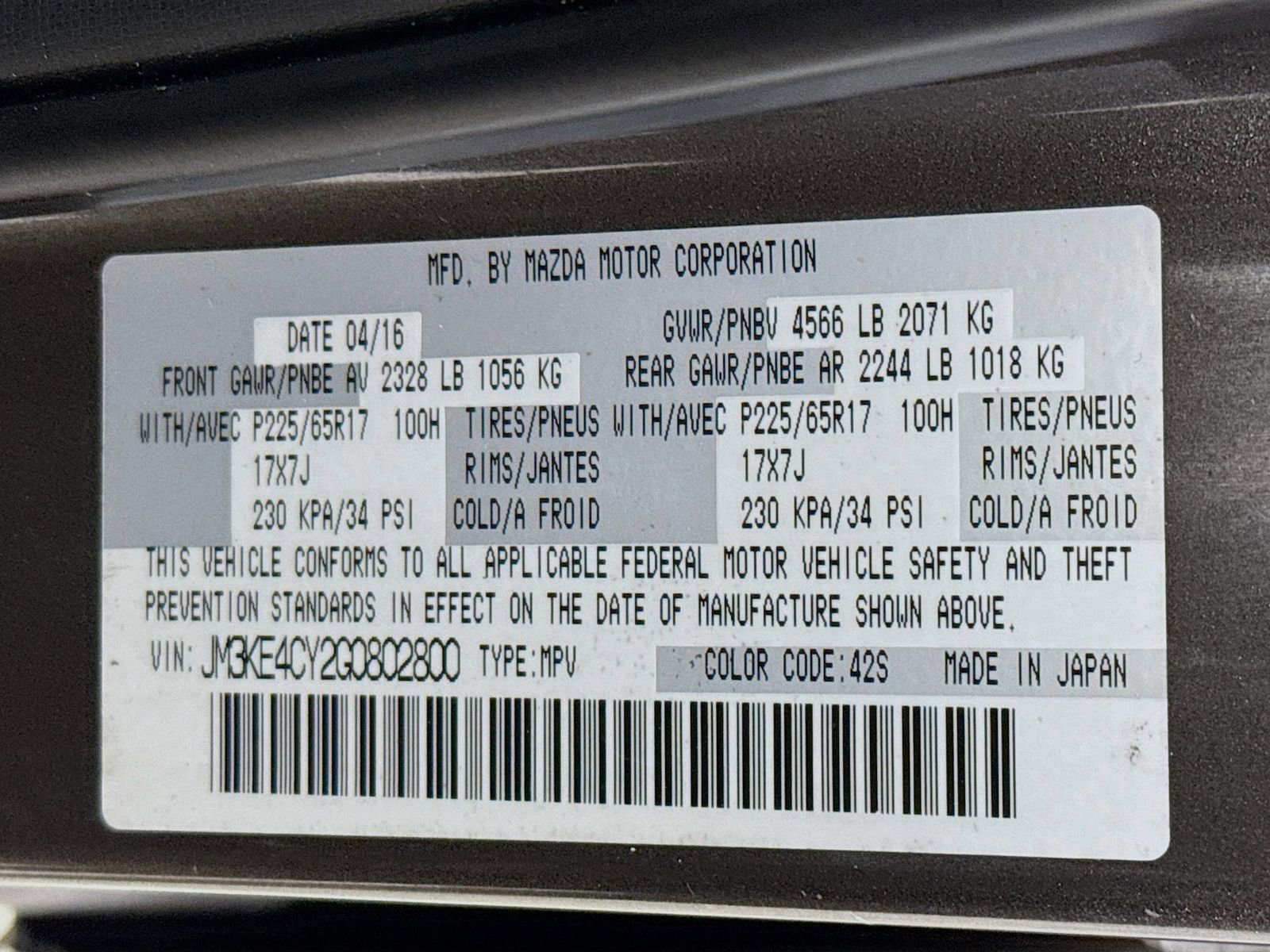 Used 2016 MAZDA CX-5 Touring w/ Bose/Moonroof Package AWD/4WD image 34