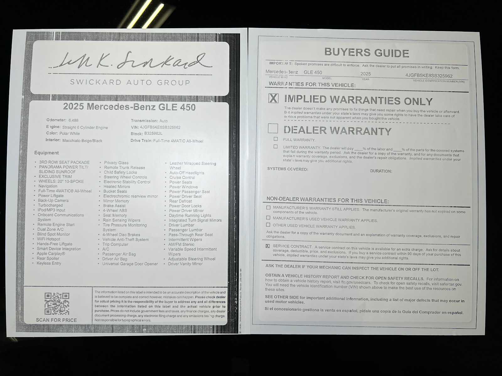 Used 2025 Mercedes-Benz GLE 450 4MATIC image 42