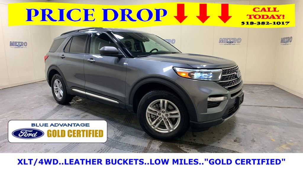 Certified 2022 Ford Explorer XLT w/ Equipment Group 202A