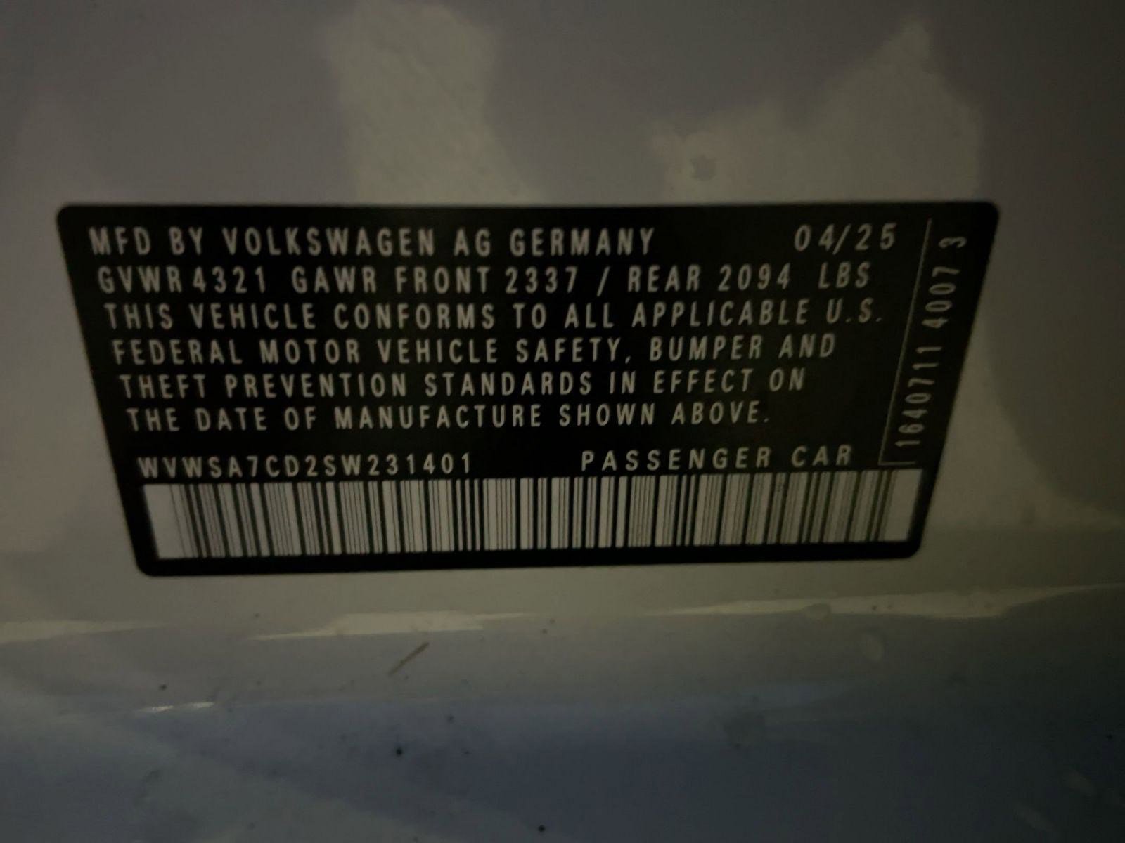 New 2025 Volkswagen Golf SE image 20