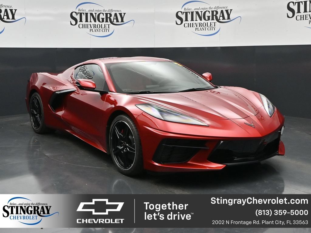 Certified 2022 Chevrolet Corvette Stingray Coupe w/ 1LT RWD 360° Tour