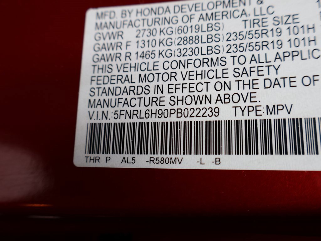 Certified 2023 Honda Odyssey Elite image 37