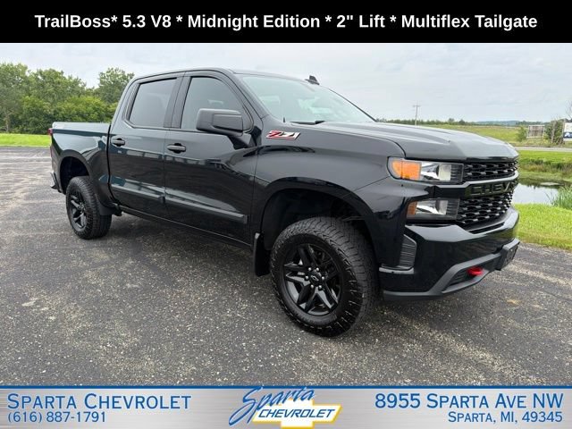 Used 2021 Chevrolet Silverado 1500 Custom Trail Boss w/ Midnight Edition
