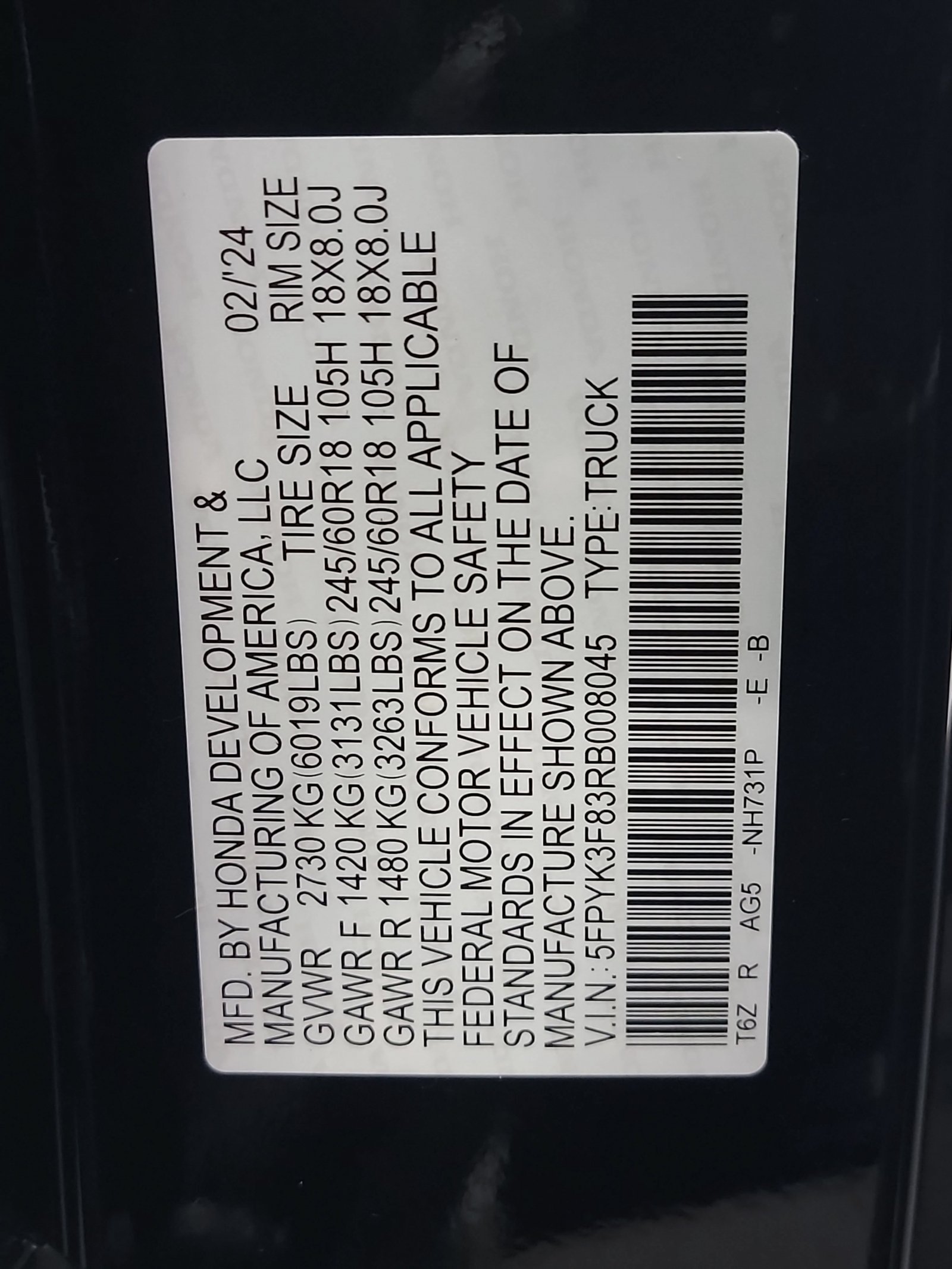 Used 2024 Honda Ridgeline Black Edition image 33