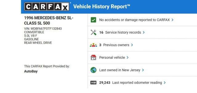 Used 1996 Mercedes-Benz SL 500 image 3