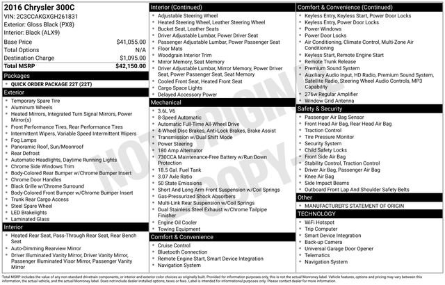 Used 2016 Chrysler 300 C image 46