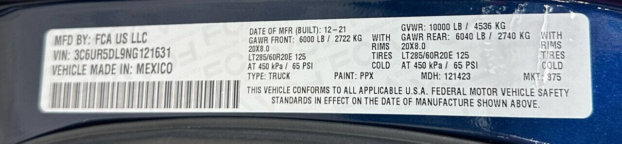 Used 2022 RAM 2500 Big Horn w/ Level 1 Equipment Group AWD/4WD image 20