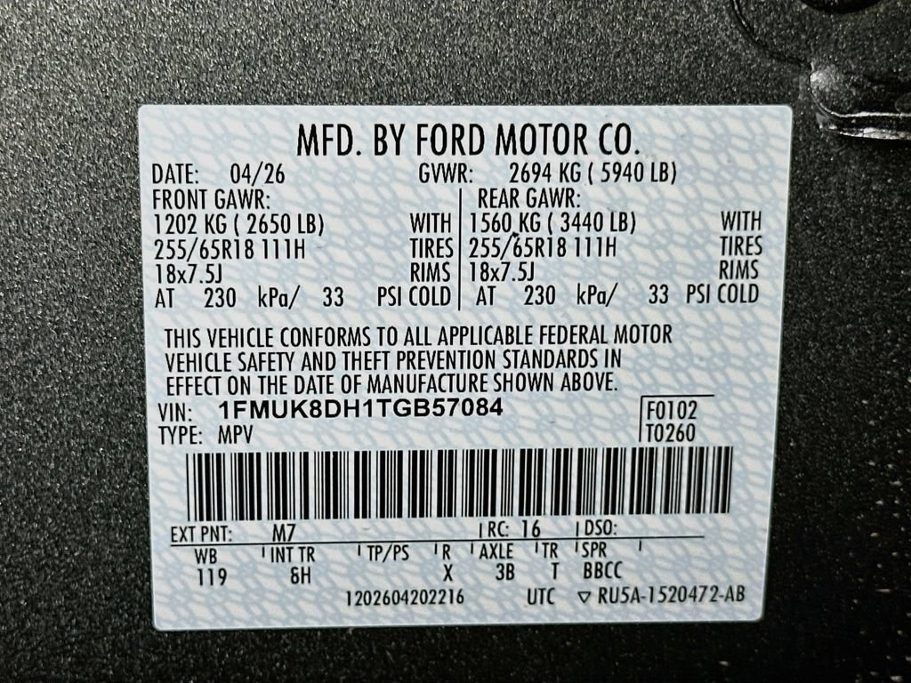 New 2026 Ford Explorer Active AWD/4WD image 19