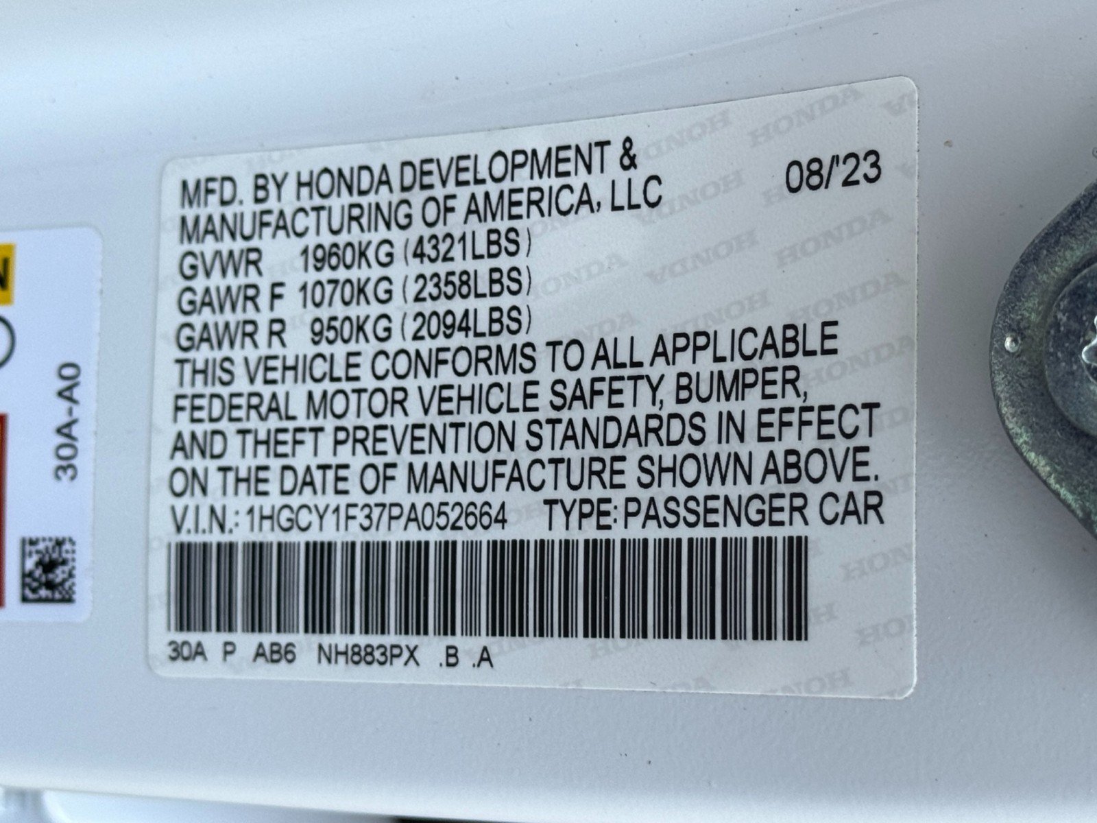 Used 2023 Honda Accord EX image 40