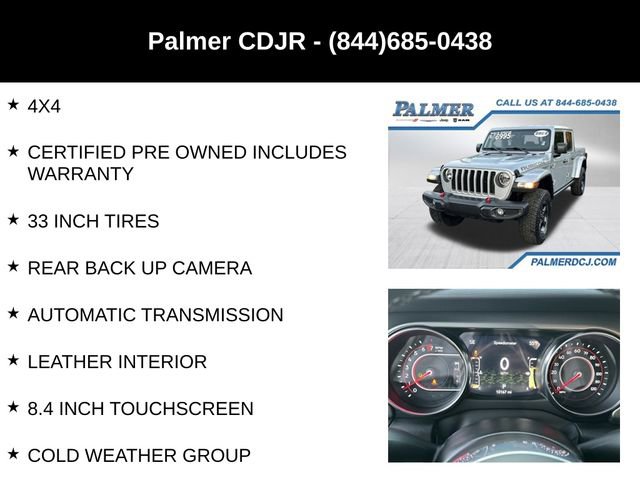 Used 2022 Jeep Gladiator Rubicon w/ Cold Weather Group image 6