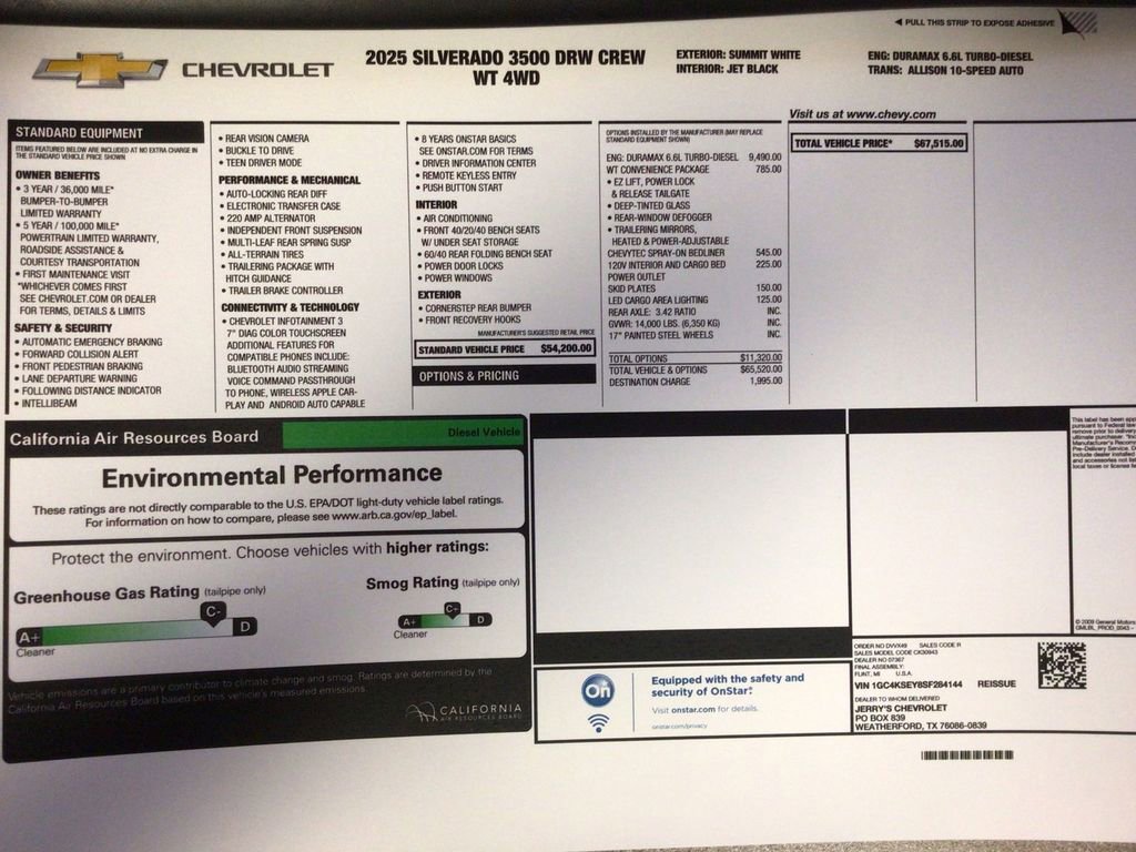 Used 2025 Chevrolet Silverado 3500 W/T w/ WT Convenience Package image 37