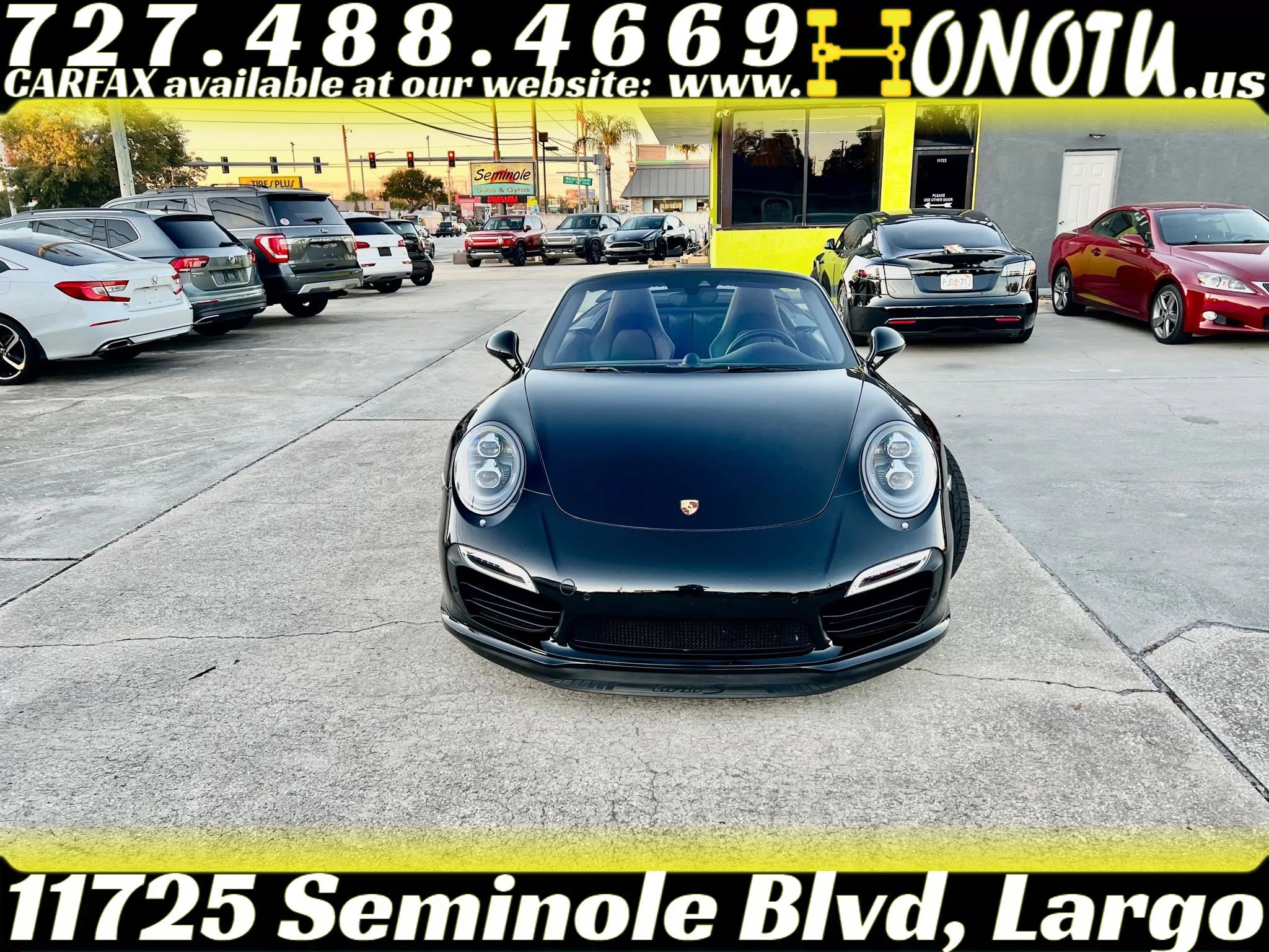 Used 2015 Porsche 911 Turbo S AWD/4WD image 6