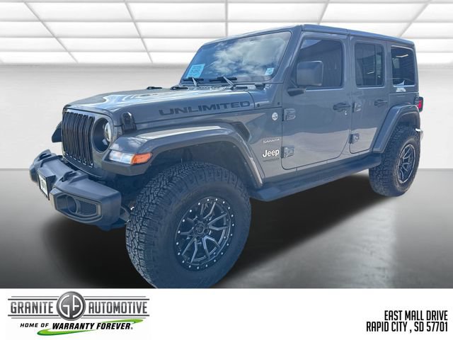 Used 2021 Jeep Wrangler Unlimited Sahara w/ Uconnect 4C Nav & Sound Group