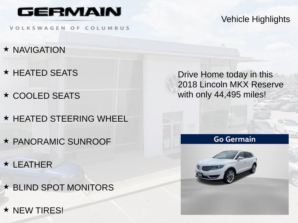 Used 2018 Lincoln MKX Reserve AWD/4WD image 5