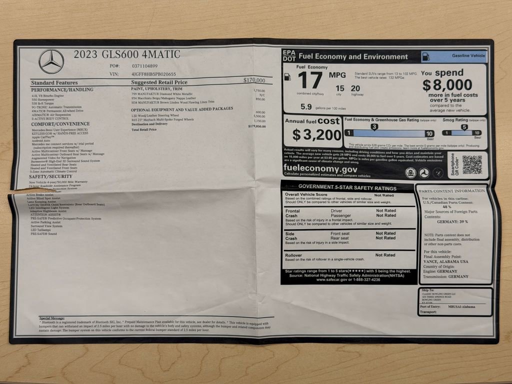 Used 2023 Mercedes-Benz Maybach GLS 600 4MATIC image 63