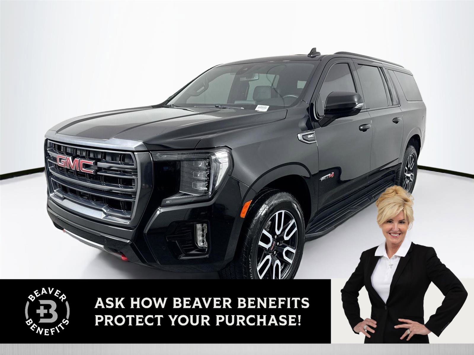 Used 2021 GMC Yukon XL AT4 w/ Rear Media and Nav Package