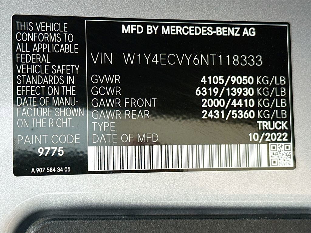 Used 2022 Mercedes-Benz Sprinter 2500 image 31