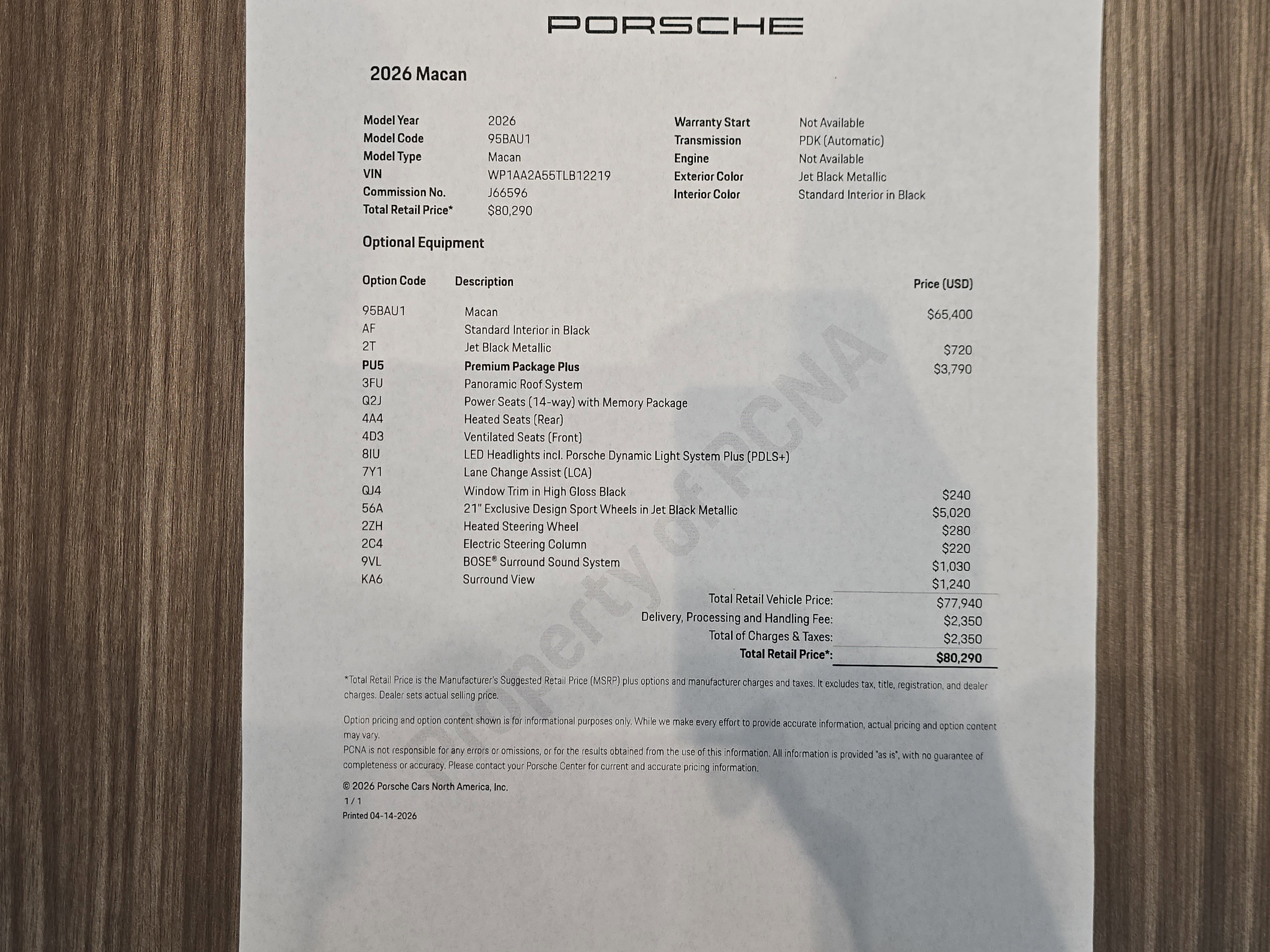 New 2026 Porsche Macan AWD/4WD image 28