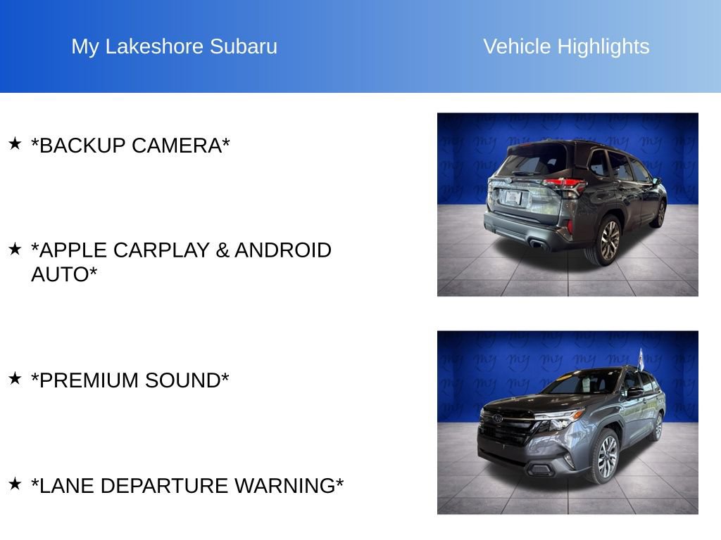 Certified 2026 Subaru Forester Touring AWD/4WD image 7