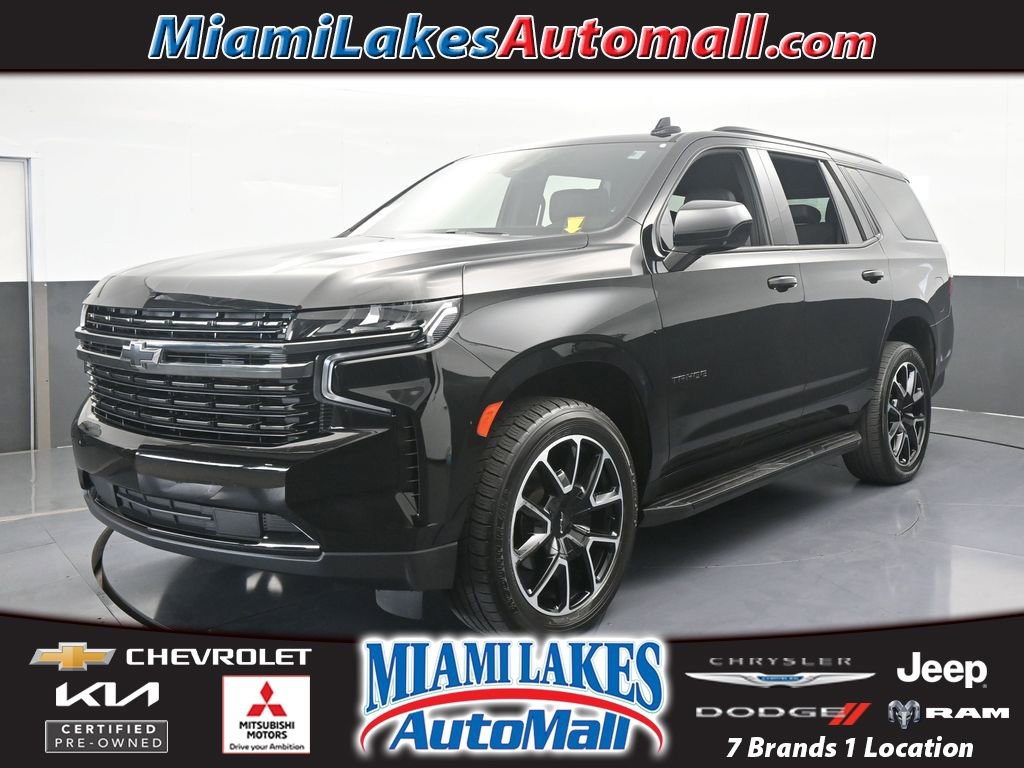 Used 2021 Chevrolet Tahoe RST w/ Rear Media and Nav Package image 1