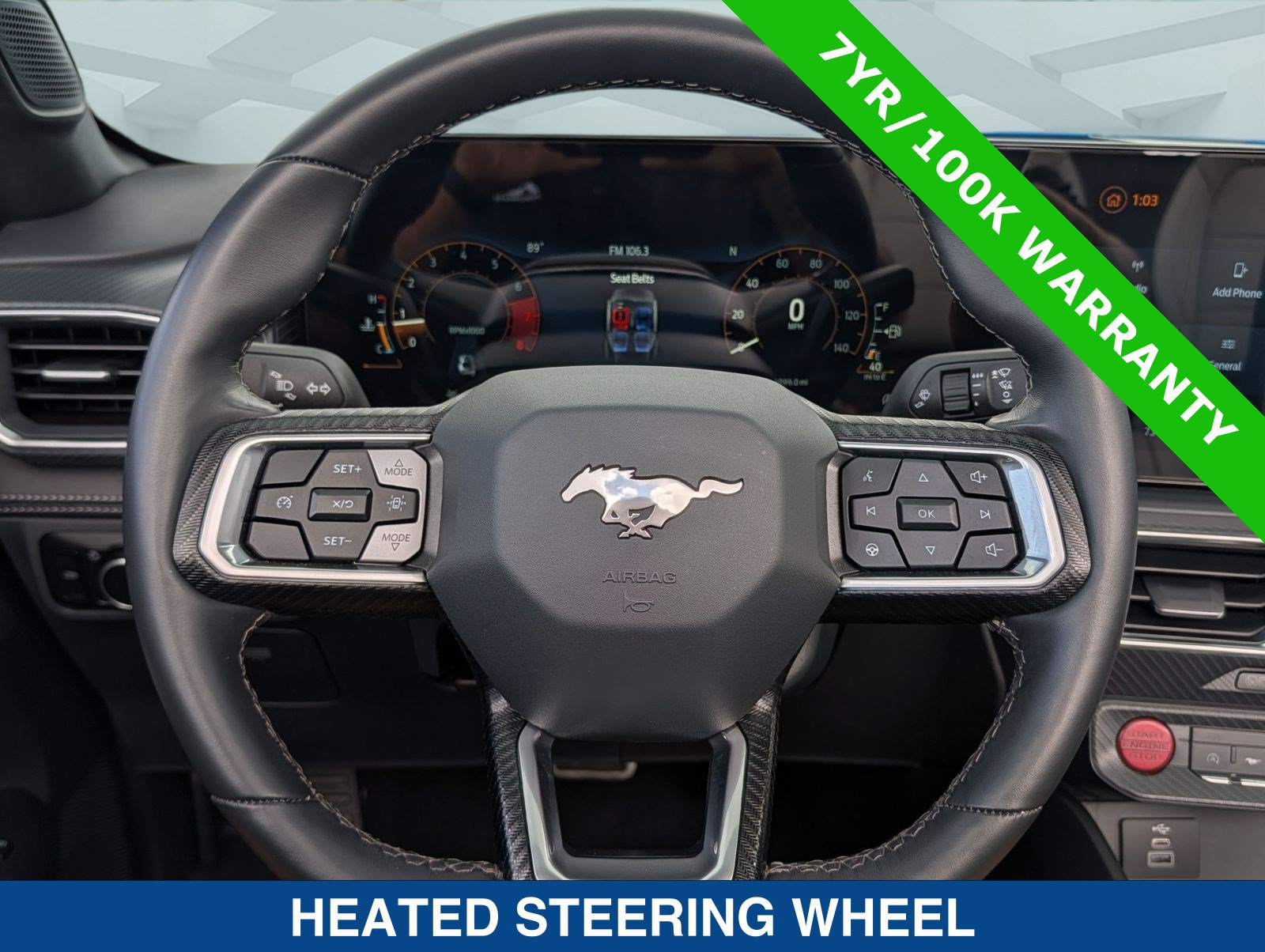 Used 2025 Ford Mustang Premium w/ Wheel & Stripe Package RWD image 23
