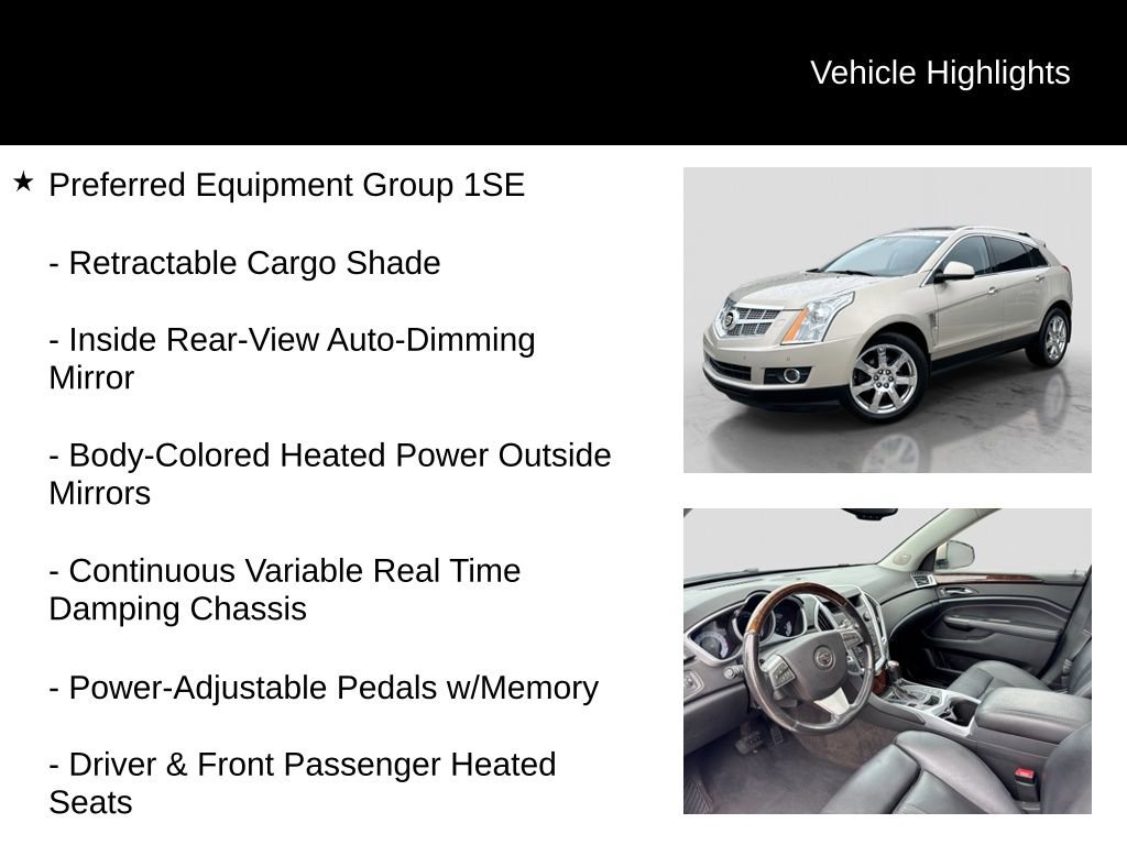 Used 2012 Cadillac SRX Premium w/ LPO, Protection Package image 16
