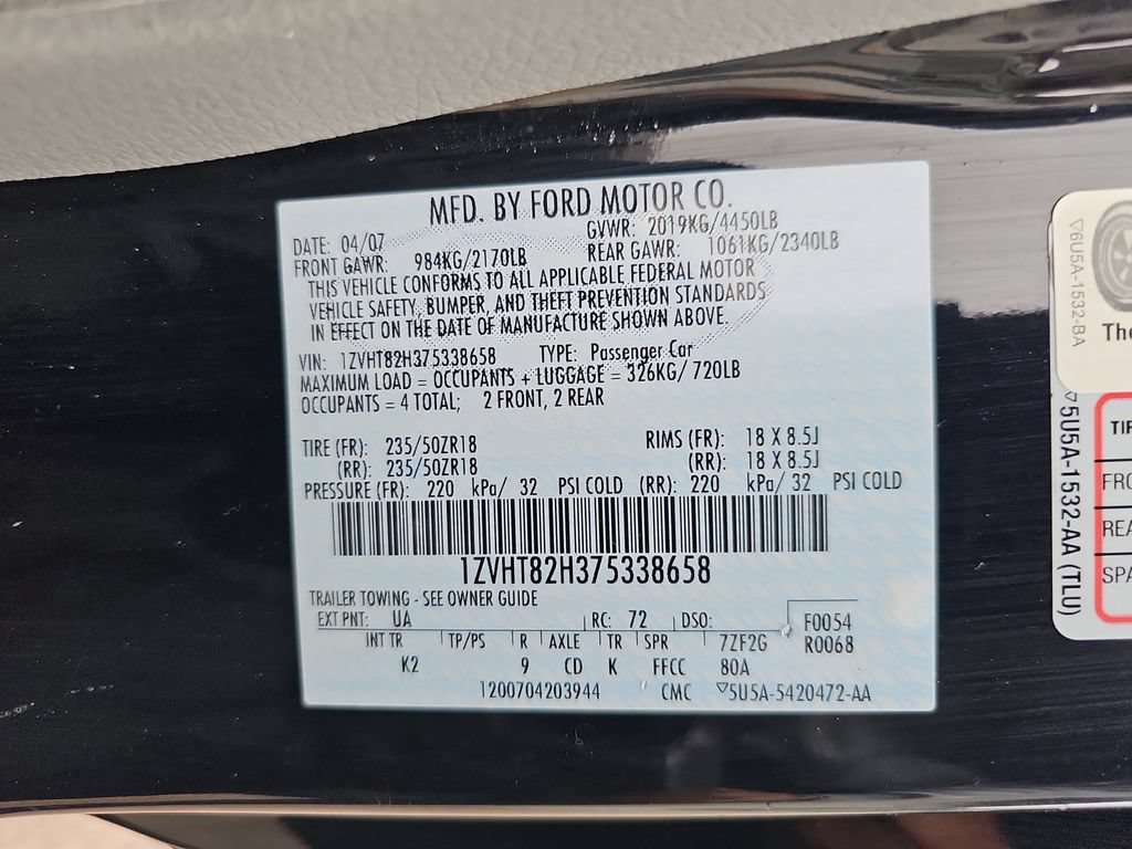Used 2007 Ford Mustang GT Premium RWD image 42