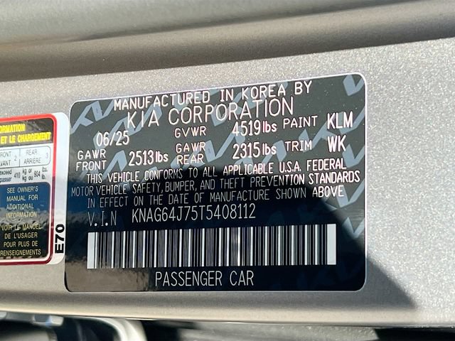 New 2026 Kia K5 GT-Line AWD/4WD image 31