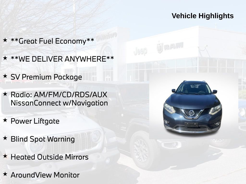 Used 2016 Nissan Rogue SV w/ SV Premium Package image 5