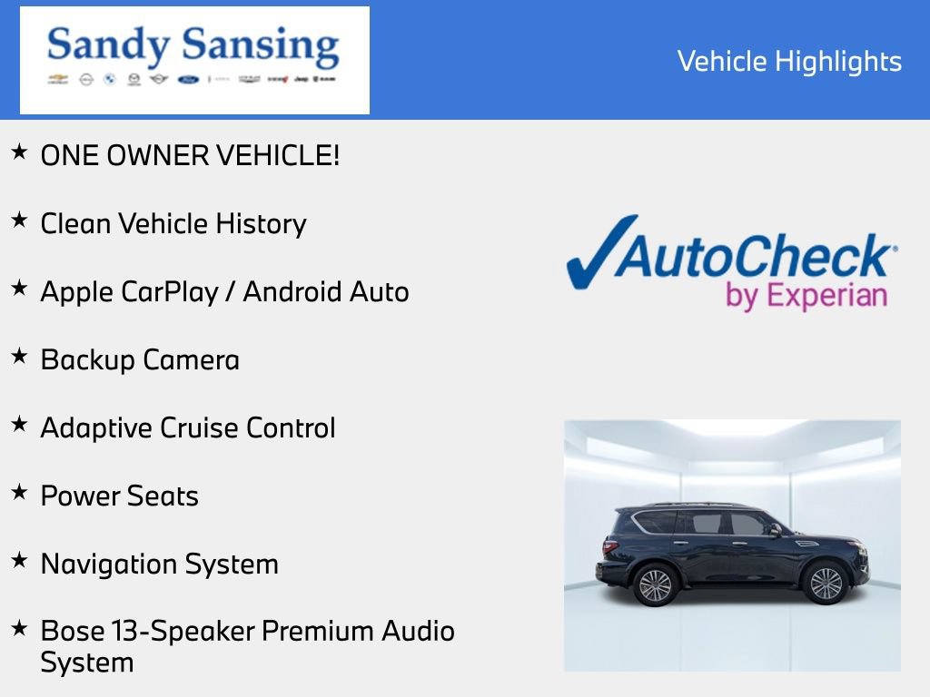 Certified 2023 Nissan Armada SL w/ Cargo Package RWD image 8