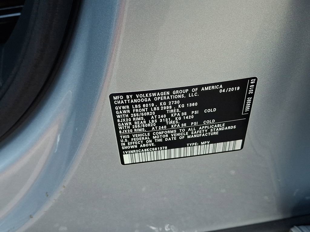 Used 2019 Volkswagen Atlas SEL Premium image 28