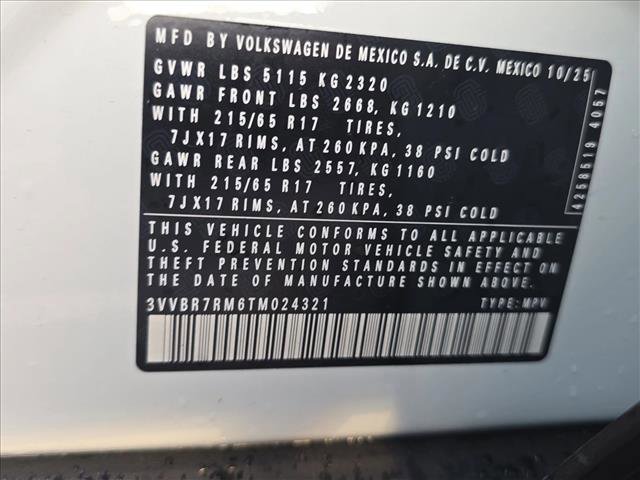 New 2026 Volkswagen Tiguan S image 20