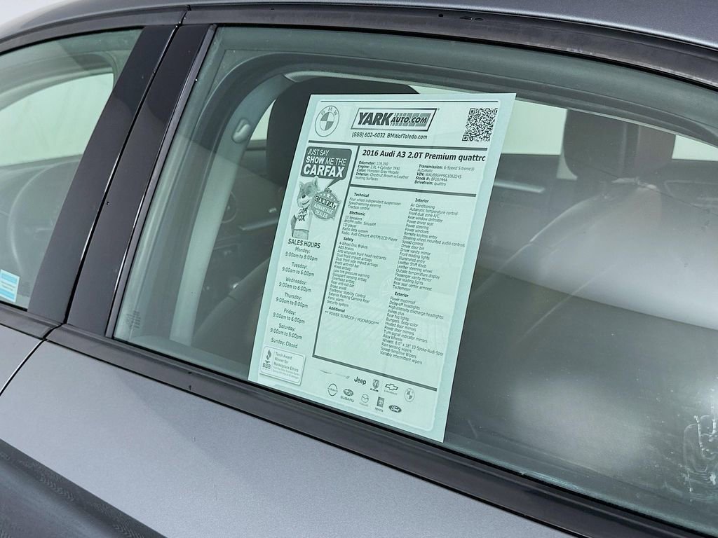 Used 2016 Audi A3 2.0T Premium image 12
