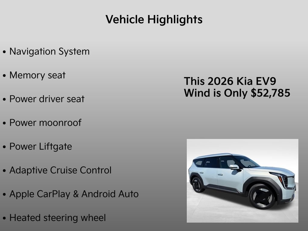 New 2026 Kia EV9 Wind AWD/4WD image 36